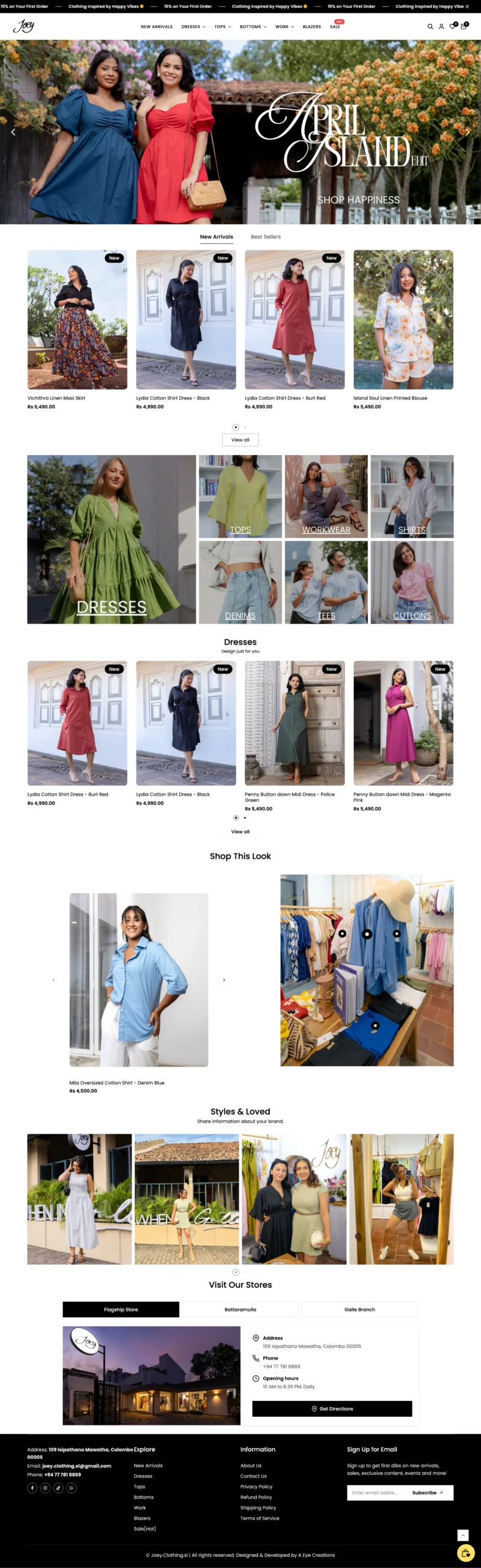 Joey Clothing Preview