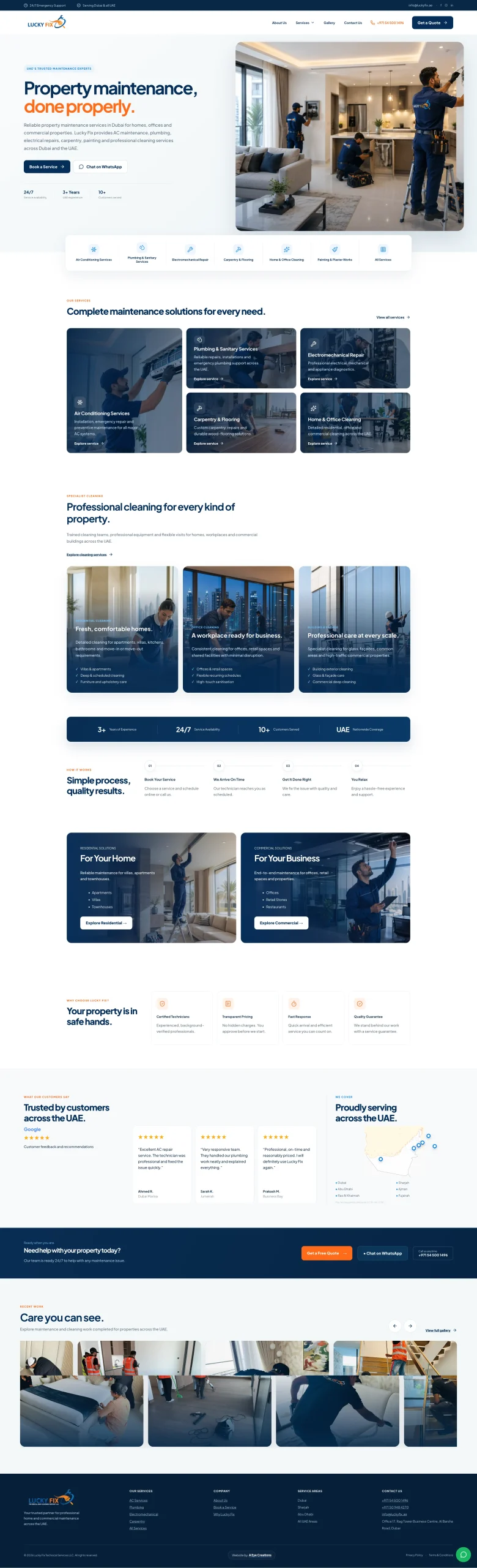 Nex Gen Commercial Services Website Preview