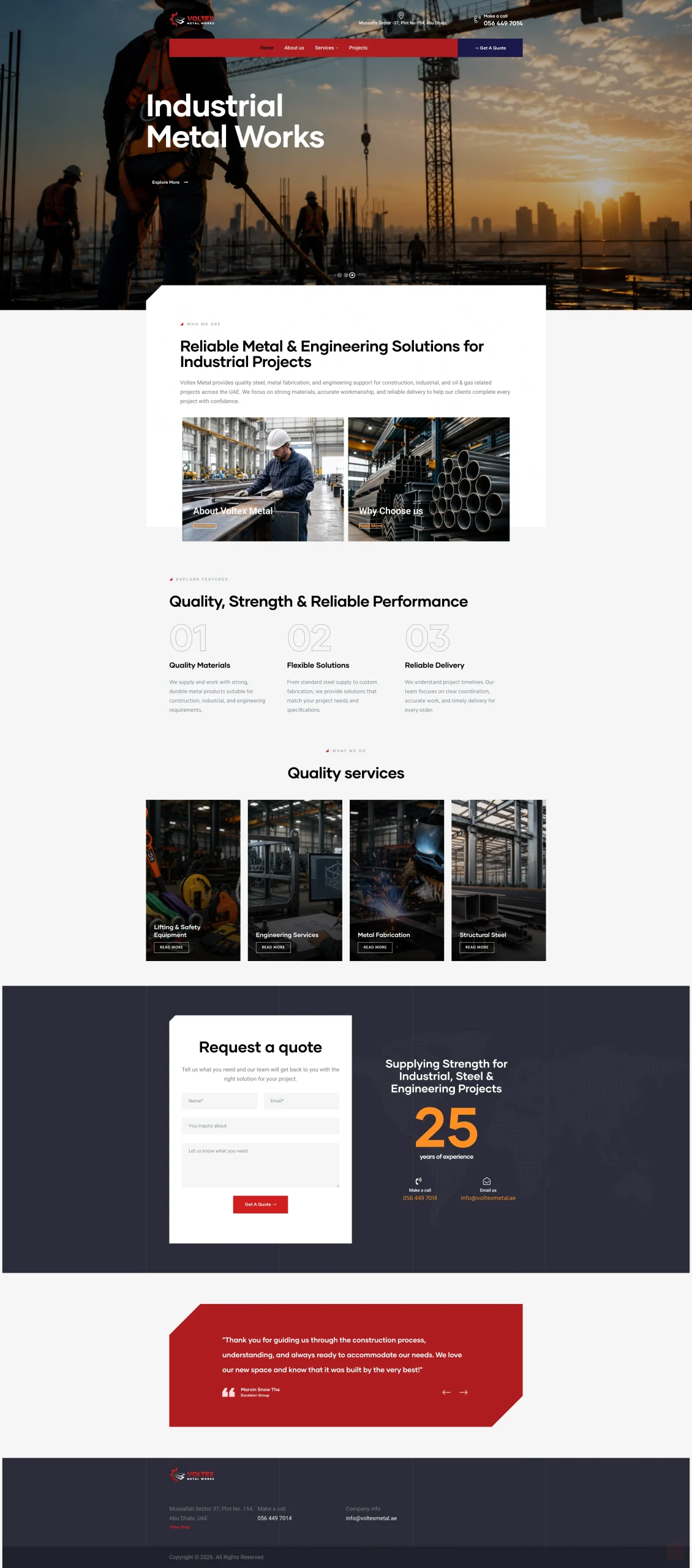 Nex Gen Commercial Services Website Preview